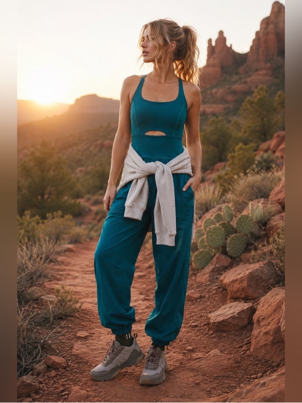 Free People Movement Righteous Onesie Jumpsuit Jogger Size XS